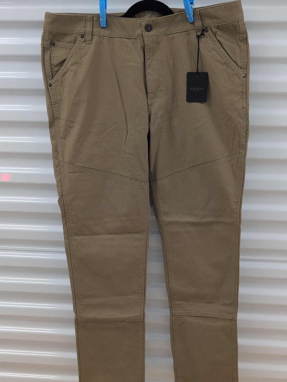 NEW Filson Women's Khaki Workwear Chinos Reinforced knee 14